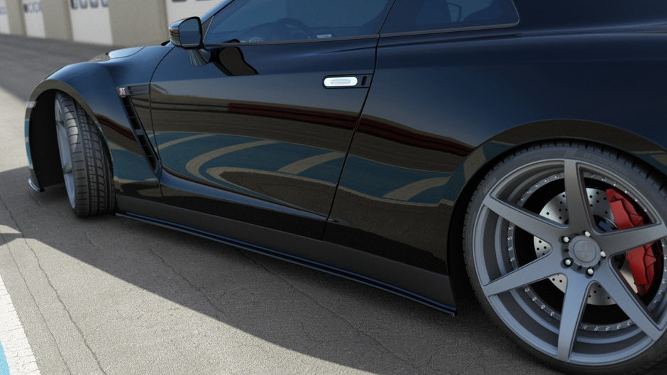 Sidokjolar Diffusers för Nissan GT-R Coupe (R35-SERIES)