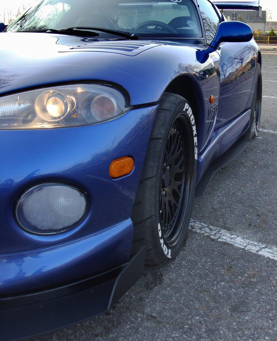 Racing Sidokjolar Diffusers för Dodge Viper GTS