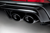 Rear Valance + Exhaust Ends Imitation för Audi A6 S-Line / S6 C8 / C8 Facelift