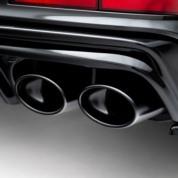 Rear Valance + Exhaust Ends Imitation för Audi A6 S-Line / S6 C8 / C8 Facelift