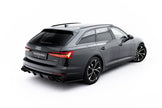 Rear Valance + Exhaust Ends Imitation för Audi A6 Sedan / Avant C8 / C8 Facelift