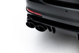 Rear Valance + Exhaust Ends Imitation för Audi A6 Sedan / Avant C8 / C8 Facelift