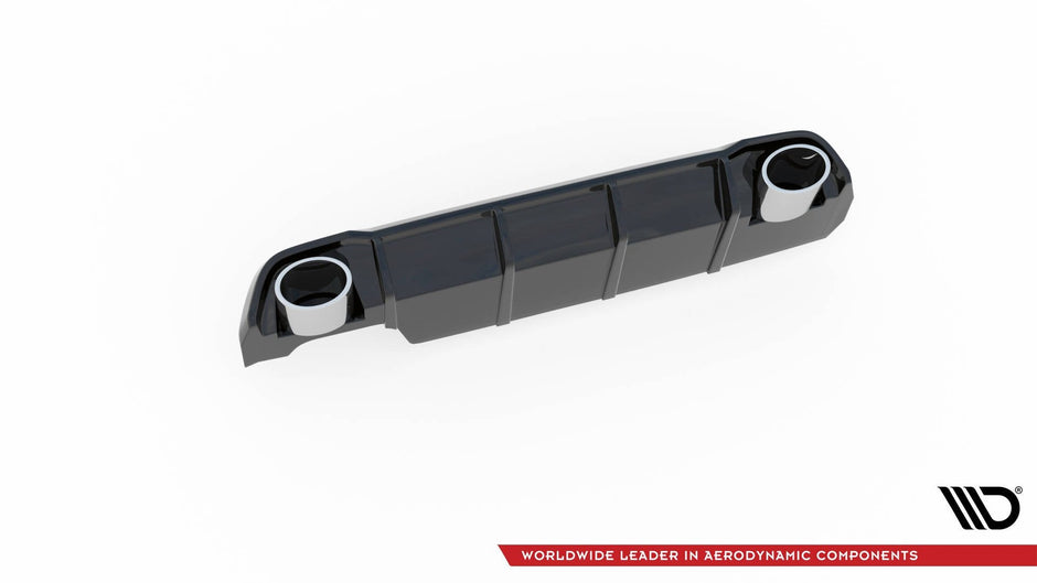 Rear Valance + Exhaust Ends Imitation för Peugeot 308 SW Mk2