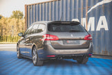 Rear Valance + Exhaust Ends Imitation för Peugeot 308 SW Mk2