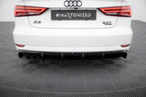 Rear Valance för Audi A3 Sedan 8V Facelift (Version with dual Exhaust tips on one side)