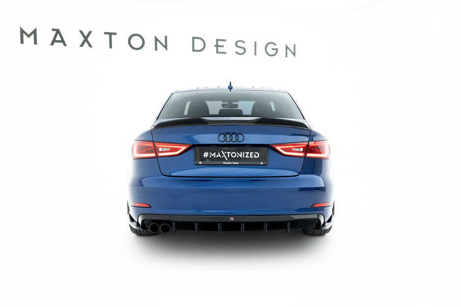 Rear Valance för Audi A3 Sedan 8V (Version with dual Exhaust tips on one side)