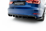 Rear Valance för Audi A3 Sedan 8V (Version with dual Exhaust tips on one side)