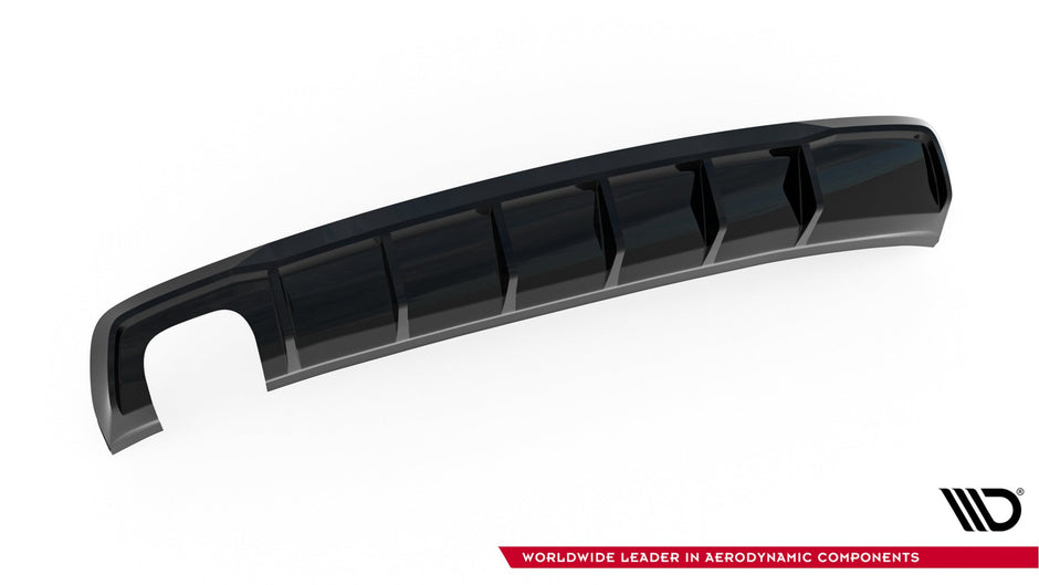 Rear Valance för Audi A3 Sedan 8V (Version with dual Exhaust tips on one side)