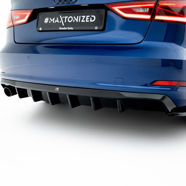 Rear Valance för Audi A3 Sedan 8V (Version with single Exhaust tips on one side)