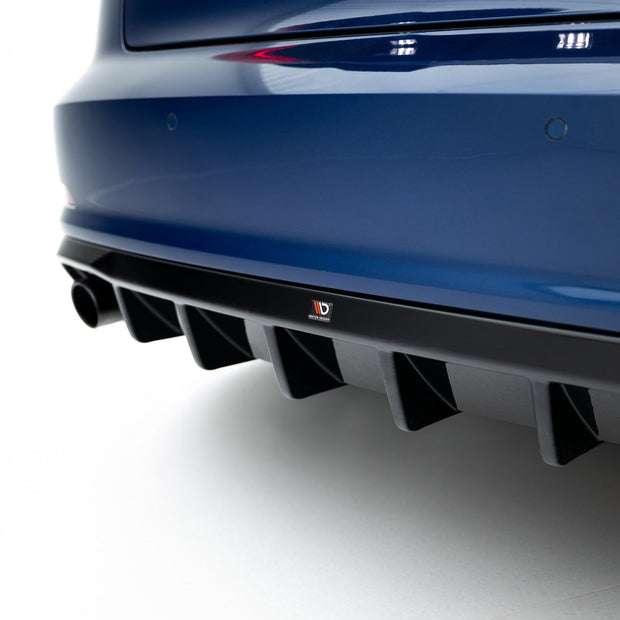 Rear Valance för Audi A3 Sedan 8V (Version with single Exhaust tips on both sides)
