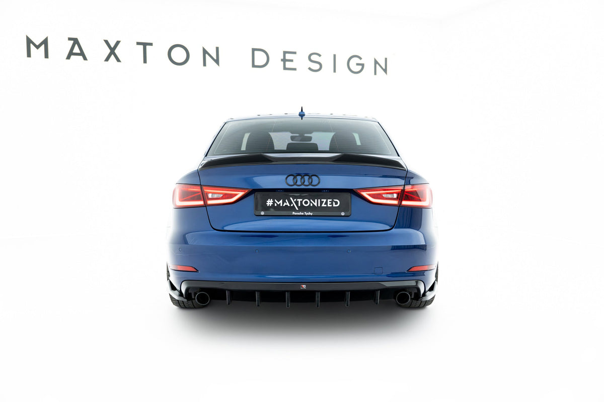 Rear Valance för Audi A3 Sedan 8V (Version with single Exhaust tips on both sides)
