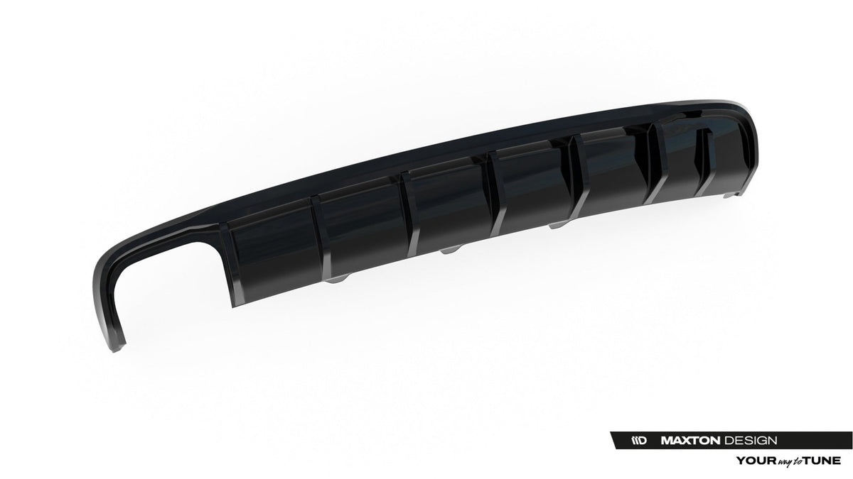 Rear Valance för Audi A4 B8 Facelift (Single side dual Exhaust version)