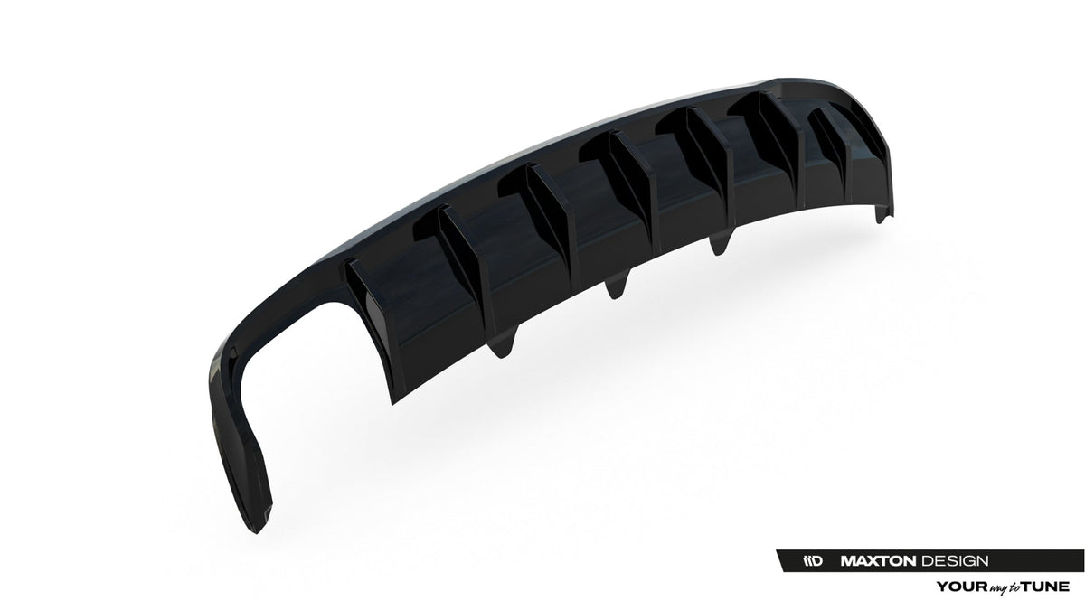 Rear Valance för Audi A4 B8 Facelift (Single side dual Exhaust version)
