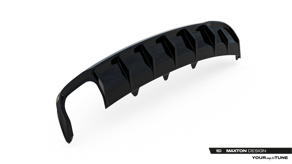 Rear Valance för Audi A4 B8 Facelift (Single side dual Exhaust version)