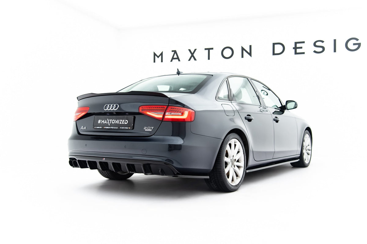 Rear Valance för Audi A4 B8 Facelift (Single side dual Exhaust version)