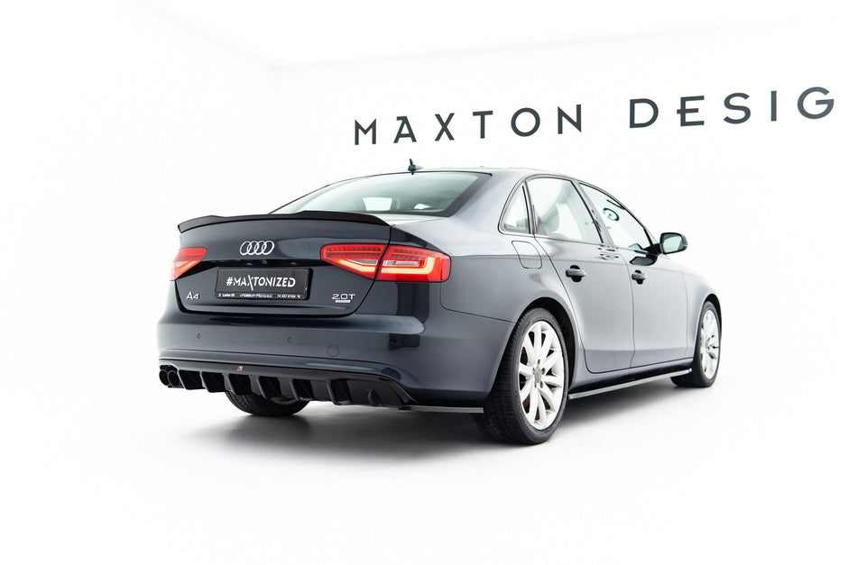 Rear Valance för Audi A4 B8 Facelift (Single side dual Exhaust version)