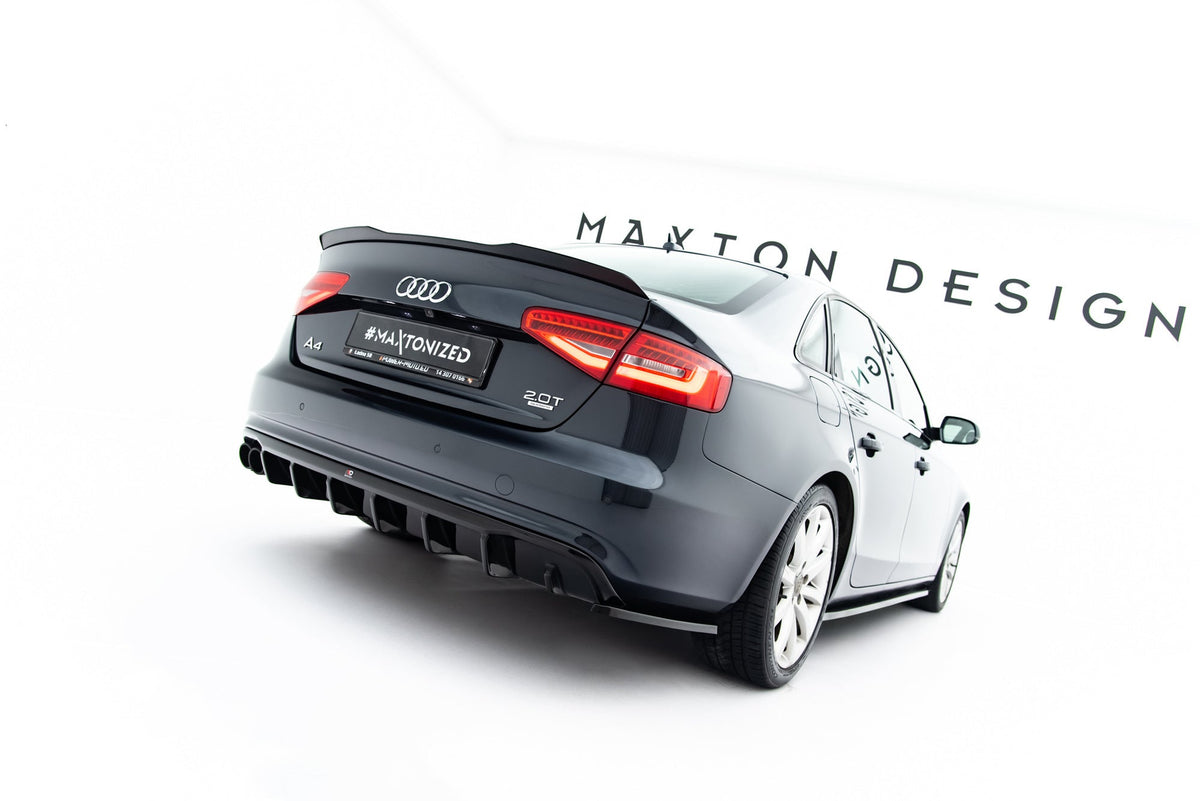 Rear Valance för Audi A4 B8 Facelift (Single side dual Exhaust version)