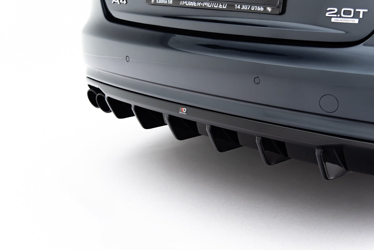 Rear Valance för Audi A4 B8 Facelift (Single side dual Exhaust version)