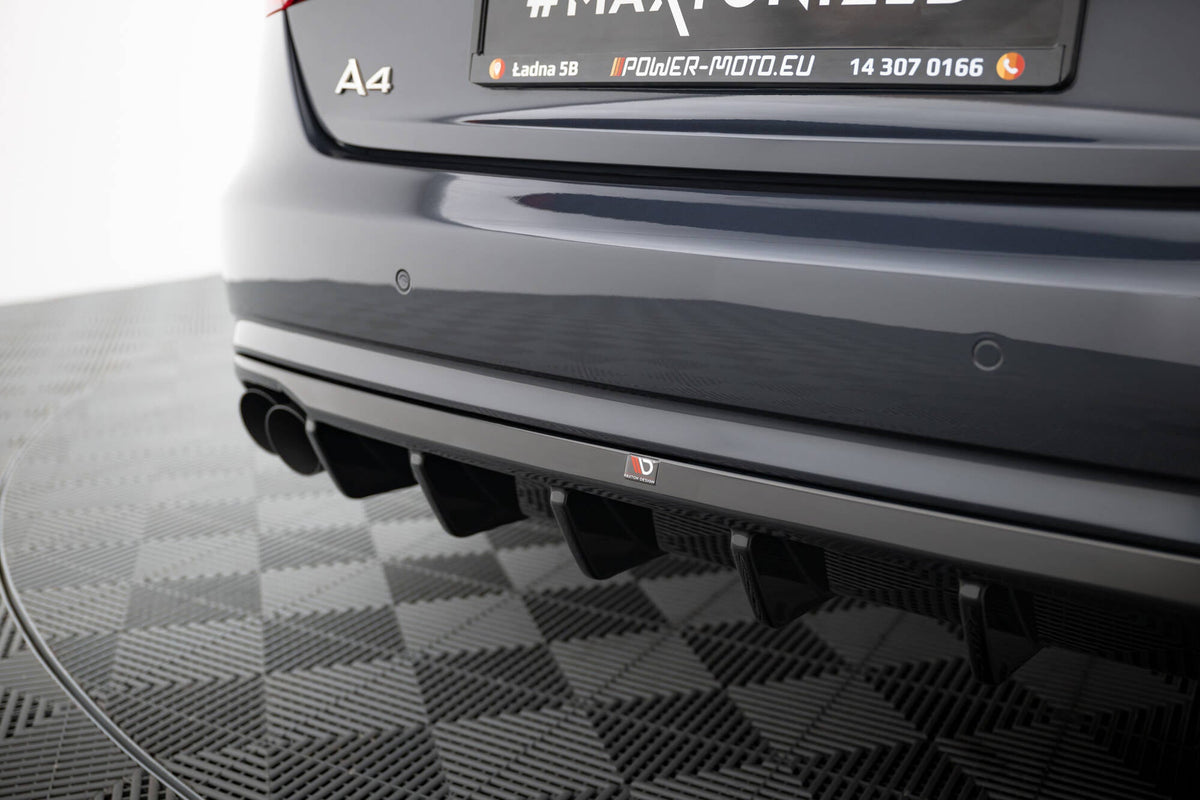 Rear Valance för Audi A4 B8 Facelift (Version with dual Exhausts on both sides)