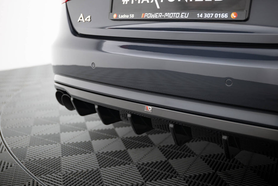 Rear Valance för Audi A4 B8 Facelift (Version with dual Exhausts on both sides)