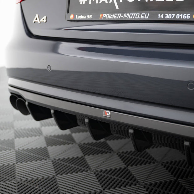 Rear Valance för Audi A4 B8 Facelift (Version with dual Exhausts on both sides)