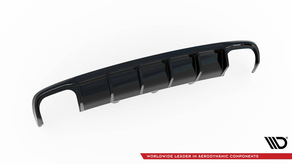 Rear Valance för Audi A4 B8 Facelift (Version with dual Exhausts on both sides)