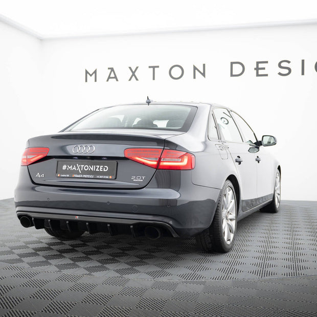 Rear Valance för Audi A4 B8 Facelift (Version with single Exhausts on both sides)