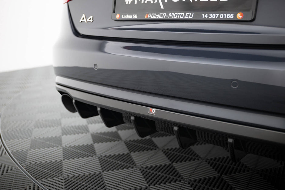 Rear Valance för Audi A4 B8 Facelift (Version with single Exhausts on both sides)