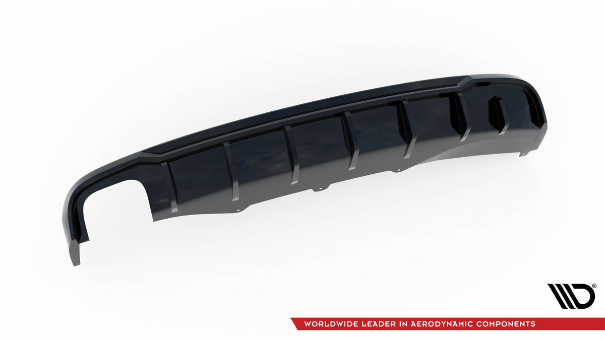 Rear Valance för Audi A4 B8 (Single side dual Exhaust version)