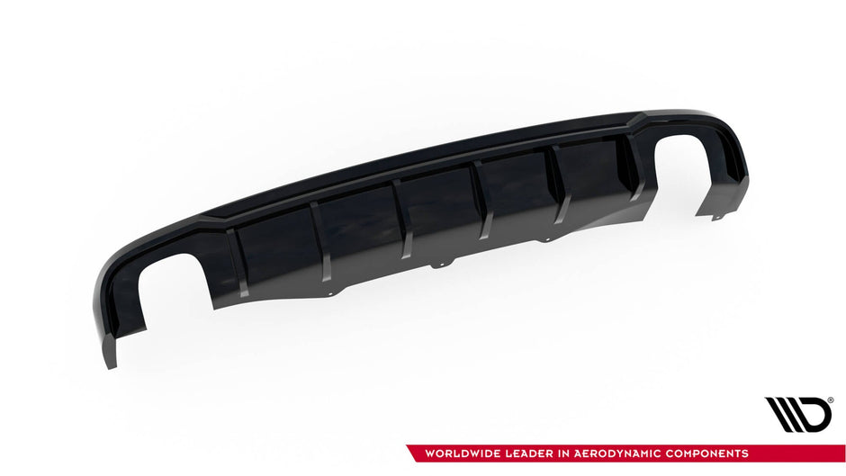 Rear Valance för Audi A4 B8 (Version with single Exhausts on two sides)