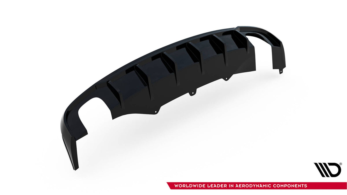 Rear Valance för Audi A4 B8 (Version with single Exhausts on two sides)