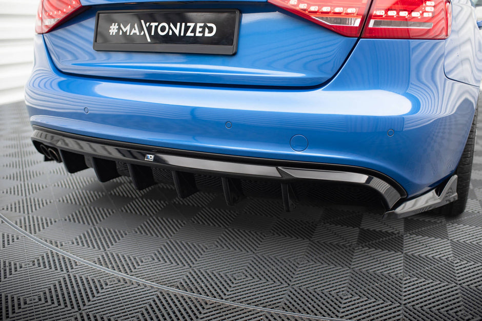 Rear Valance för Audi A4 S-Line Sedan / Avant B8 (Version with dual Exhaust tips on one side)