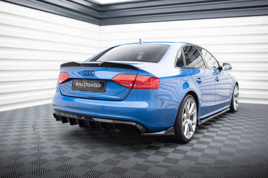 Rear Valance för Audi A4 S-Line Sedan / Avant B8 (Version with dual Exhaust tips on one side)