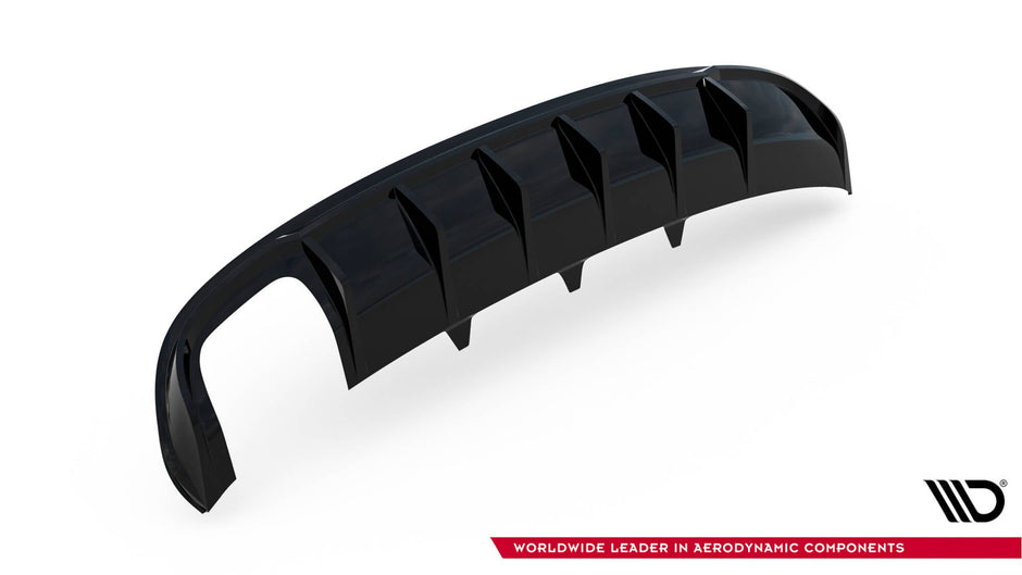 Rear Valance för Audi A4 S-Line Sedan / Avant B8 (Version with dual Exhaust tips on one side)