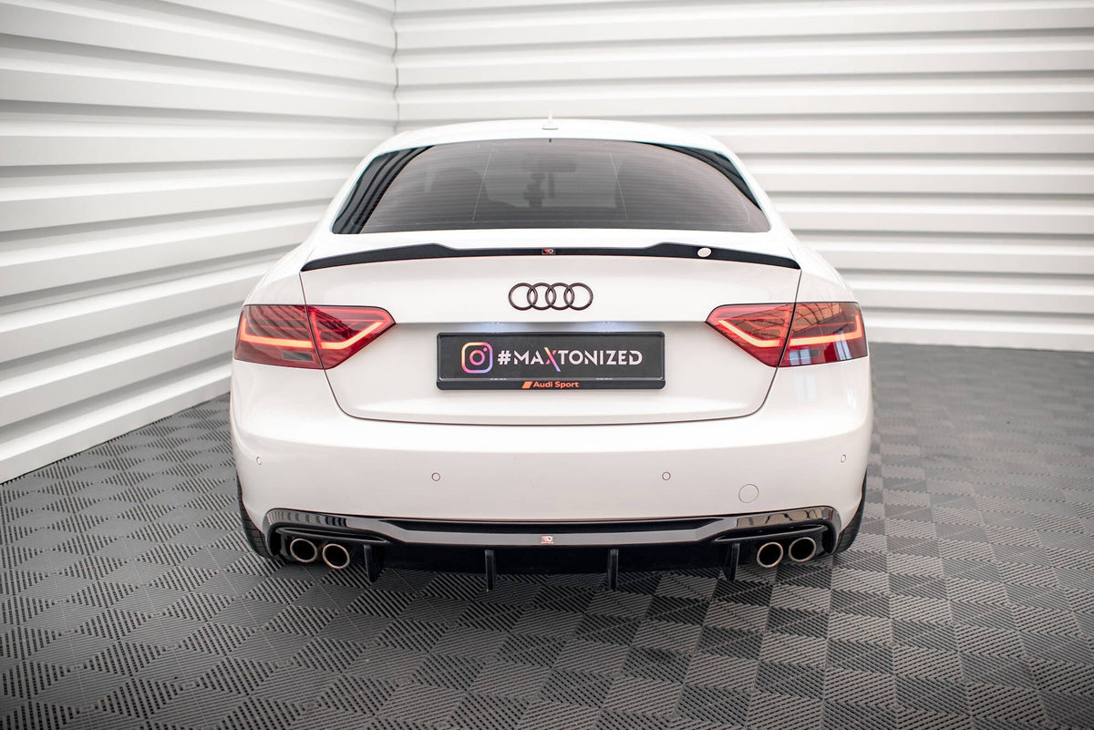 Rear Valance för Audi A5 Coupe 8T Facelift (Version with dual Exhausts on both sides)