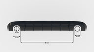 Rear Valance för Audi A5 S-Line Sportback 8T (Version with single Exhaust tips on both sides)