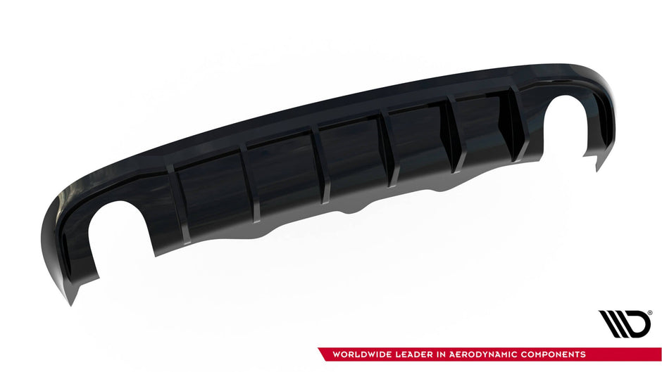 Rear Valance för Audi A5 S-Line Sportback 8T (Version with single Exhaust tips on both sides)