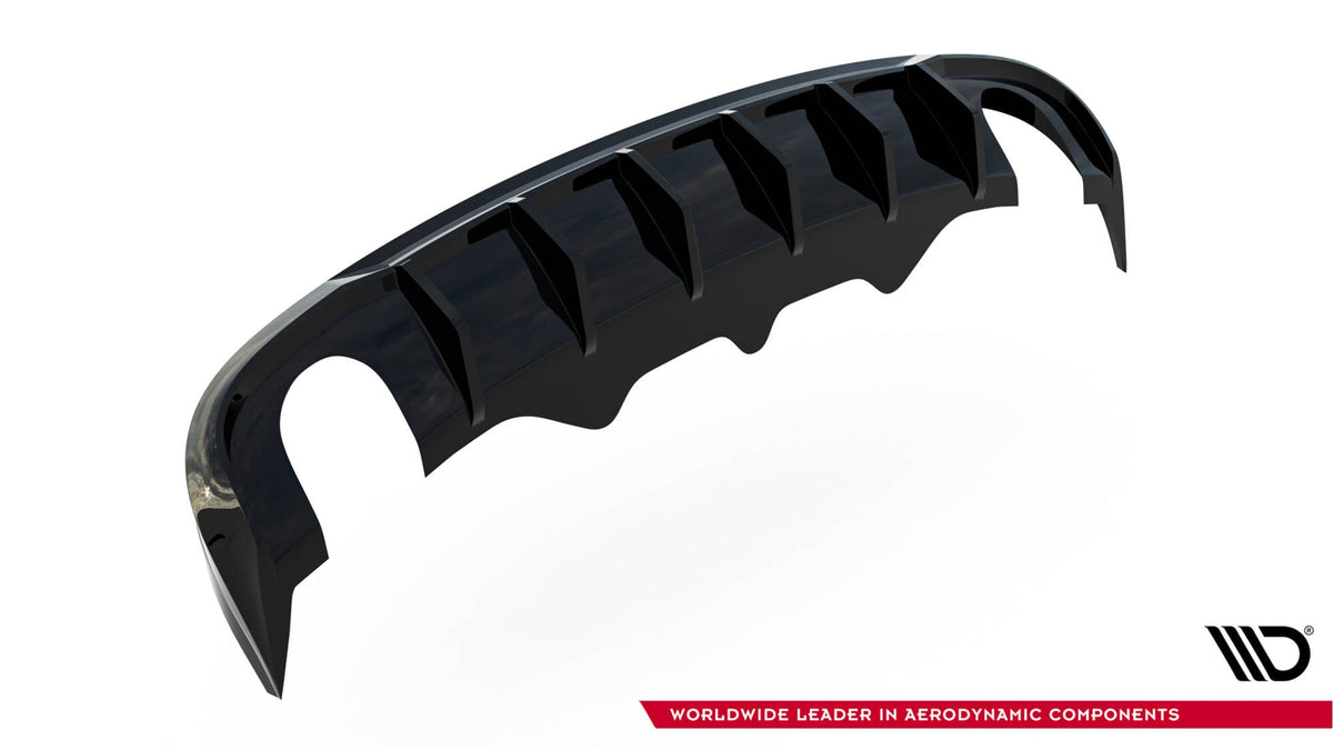 Rear Valance för Audi A5 S-Line Sportback 8T (Version with single Exhaust tips on both sides)