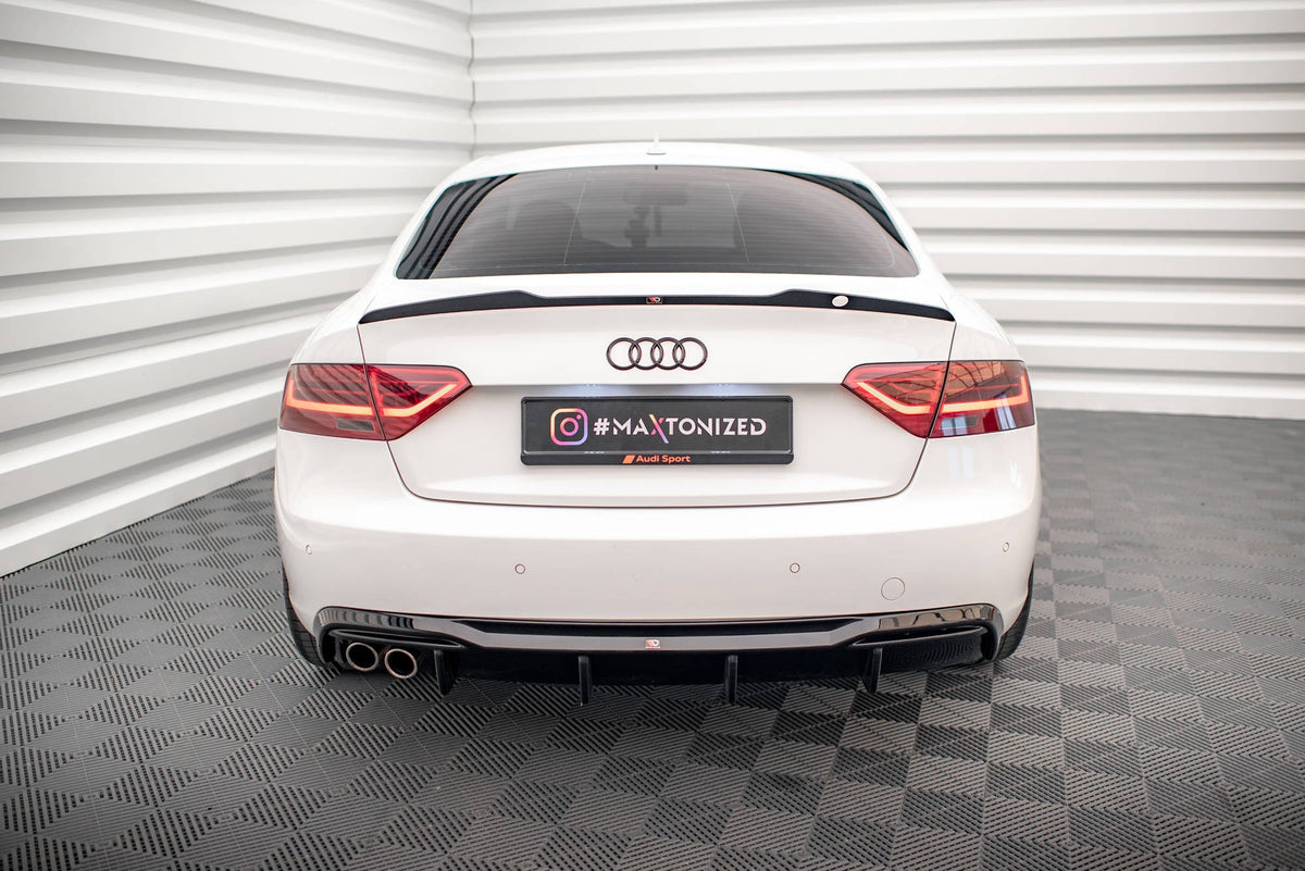 Rear Valance för Audi A5 Sportback 8T Facelift (Version with dual Exhausts on one side)