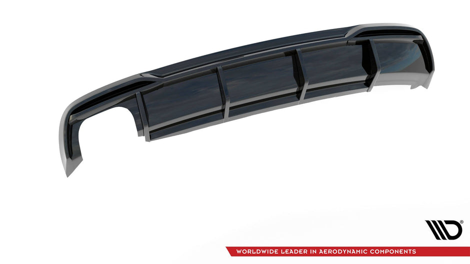 Rear Valance för Audi A5 Sportback 8T Facelift (Version with dual Exhausts on one side)