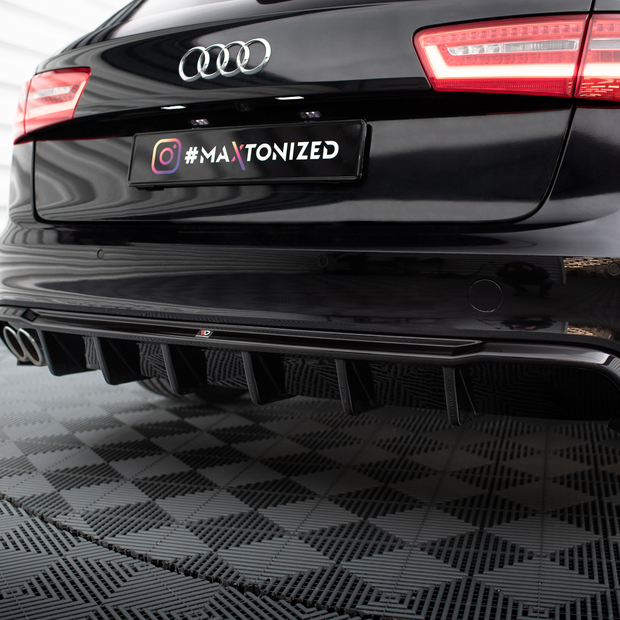 Rear Valance för Audi A6 Sedan / Avant C7 (Single side dual Exhaust version)