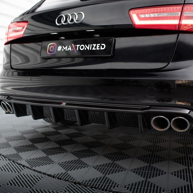 Rear Valance för Audi A6 Sedan / Avant C7 (Version with dual Exhausts on both sides)
