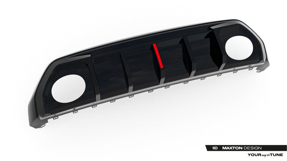Rear Valance för Audi RS3 8Y Sportback 8Y Facelift (Version with original reflector)