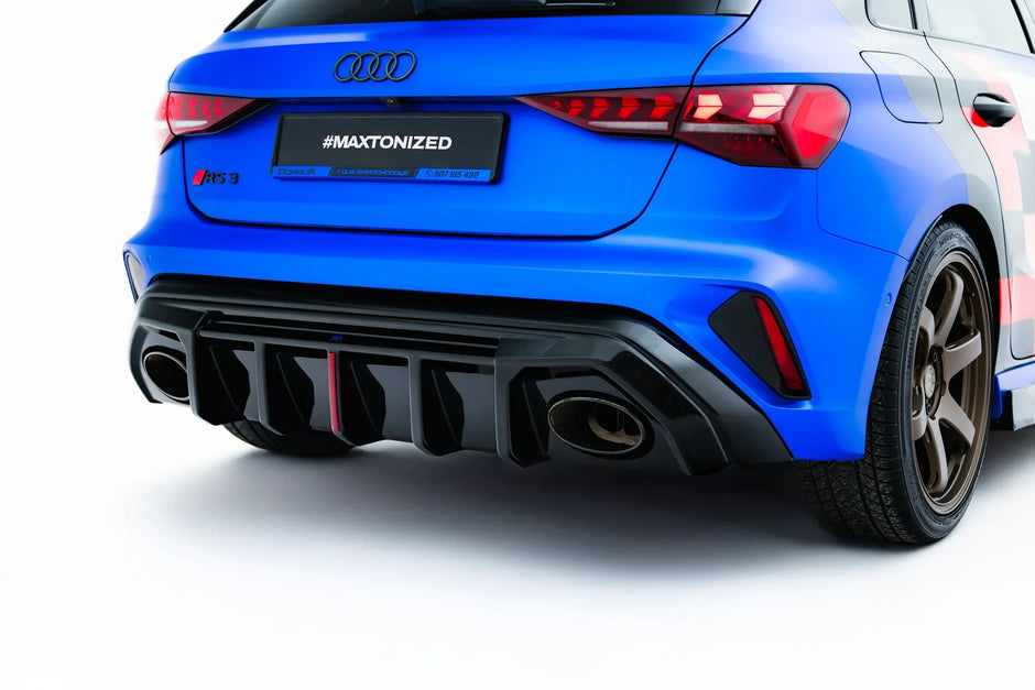 Rear Valance för Audi RS3 8Y Sportback 8Y Facelift (Version with original reflector)