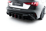 Rear Valance för Audi RS3 Sedan 8Y Facelift (Version with original reflector)