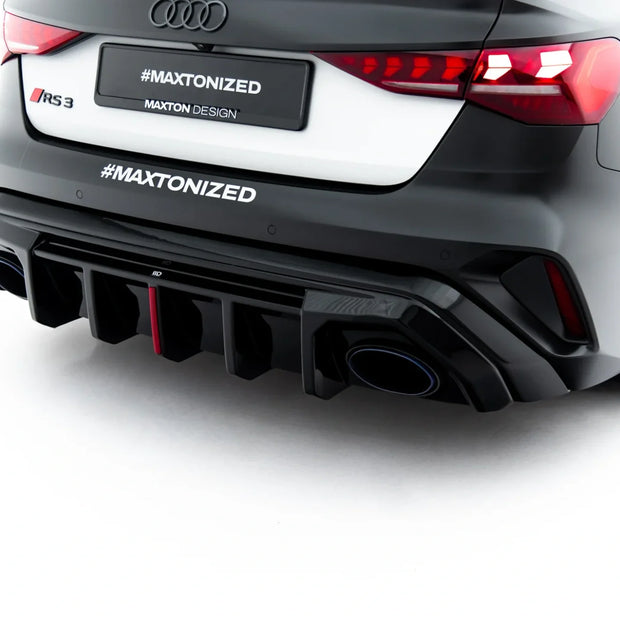 Rear Valance för Audi RS3 Sedan 8Y Facelift (Version with original reflector)