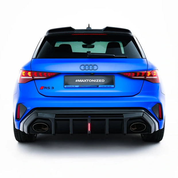Rear Valance för Audi RS3 Sportback 8Y Facelift (Version with LED light)