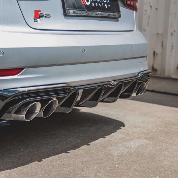 Rear Valance för Audi S3 Sedan 8V Facelift