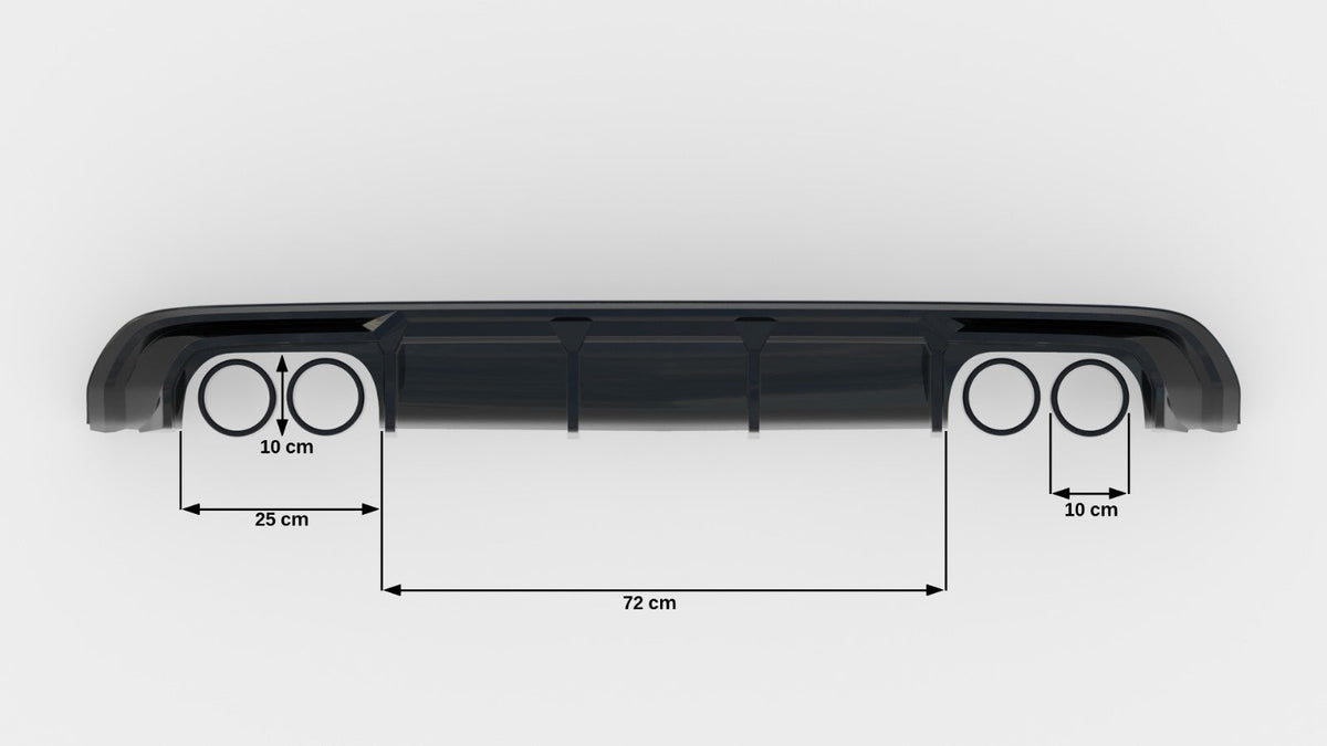 Rear Valance för Audi S3 Sportback 8V