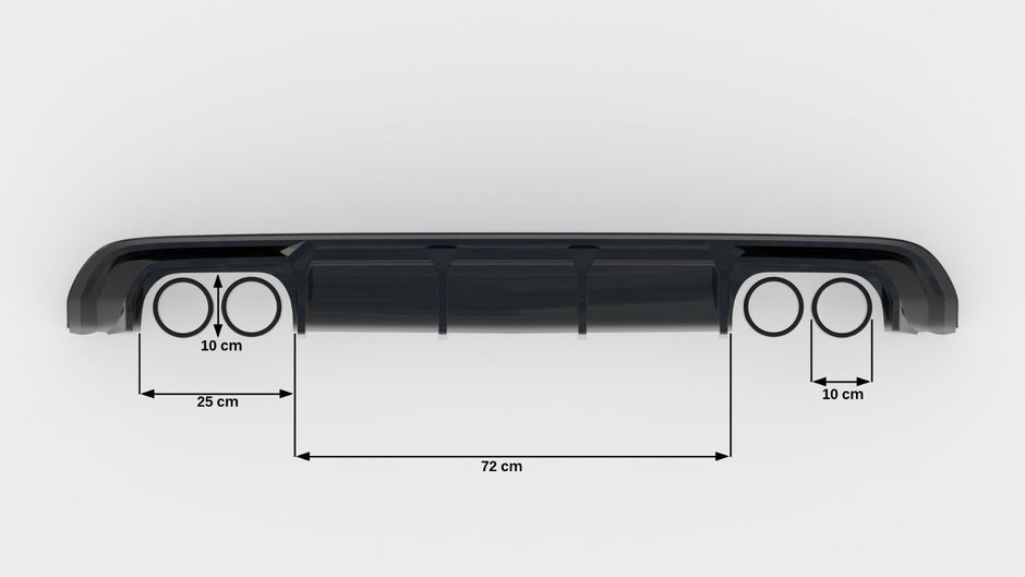 Rear Valance för Audi S3 Sportback 8V